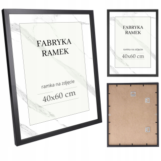 Rám 40x60 fotorámčeky čierny fotorámik